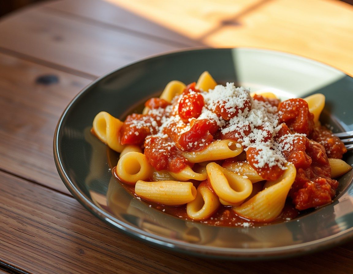 Orecchiette al pomodoro con cacioricotta